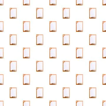 Trading card player frame game seamless pattern Stock Illustration