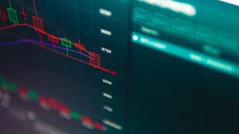Trading chart Stock Illustration