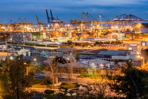 Trading Port Activity Stock Photos