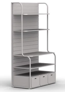 Trading rack 库存插图