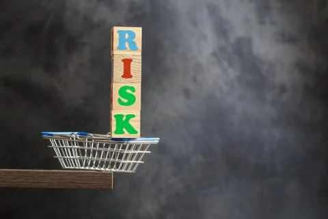 Trading risks concept Fotos de archivo