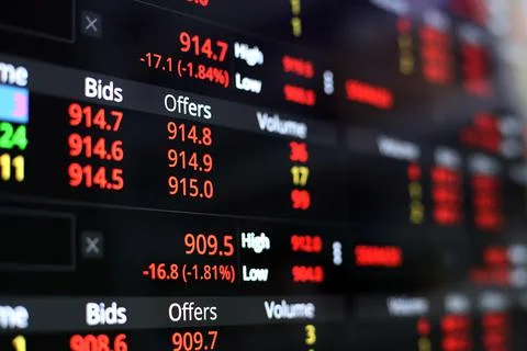 Trading Screen Stock Photos