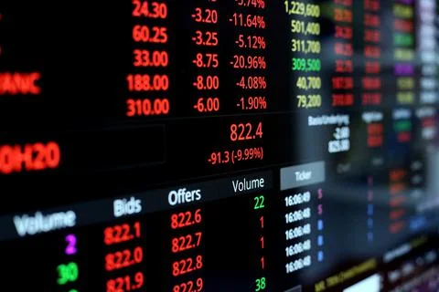 Trading Screen Stock Photos