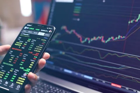 Trading Screen Stock Photos