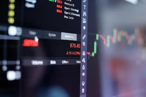 Trading Screen Stock Photos