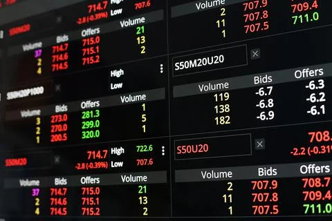 Trading Screen Stock Photos