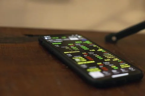 Trading Screen Stock Photos