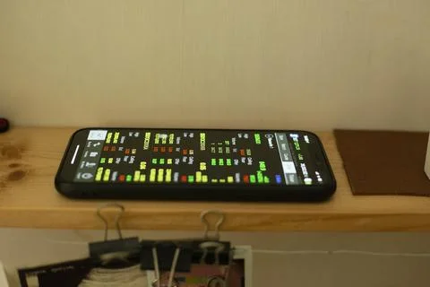 Trading Screen Foto stock