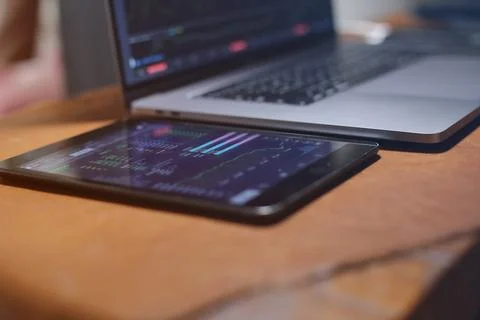 Trading Screen Stock Photos