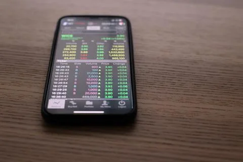 Trading Screen Stock Photos