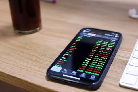 Trading Screen Stock Photos