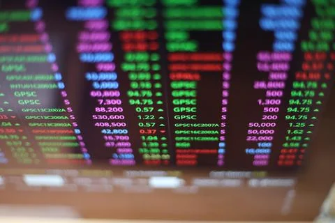 Trading Screen Stock Photos