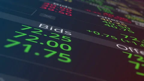 Trading Screen, Stock Exchange Stock Footage 154358748