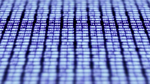 Trading Ticker Data Storm 0405 - HD, 4K Stock Footage 37810112