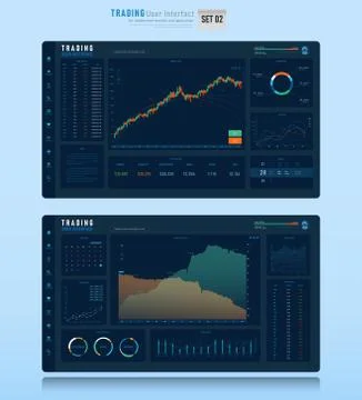 Trading User Interface 002 Stock Illustration