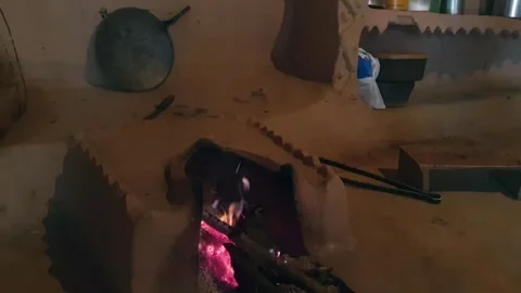 Tradional kitchen Stock Footage 300353698