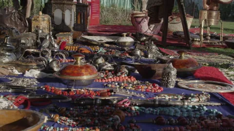Traditiaonl Moroccan Store Stock Footage 41612695