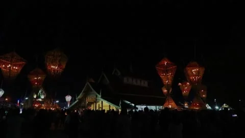 The tradition of the flower parade Stock Footage 221252877