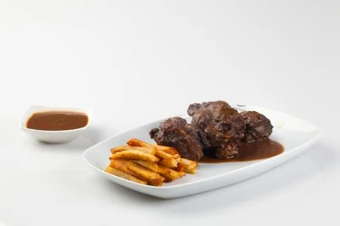 Traditiona ox tail dish Stock Photos