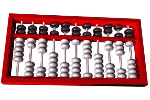 Traditional abacus Stock Illustration