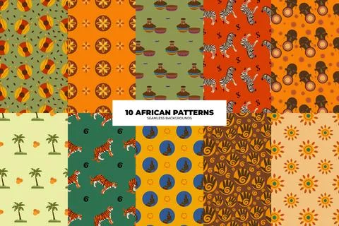 Traditional African Patterns Stock Illustration