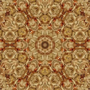 Traditional ajrakh floral pattern for digital printing Stock Illustration