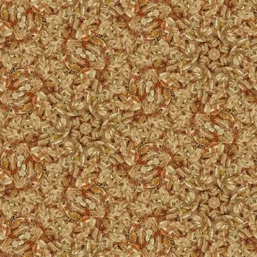 Traditional ajrakh floral pattern for digital printing Stock Illustration