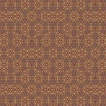 Traditional ajrakh floral pattern for digital printing Stock Illustration