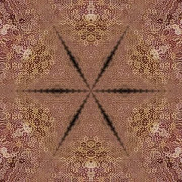 Traditional ajrakh floral pattern for digital printing Stock Illustration