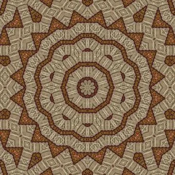 Traditional ajrakh floral pattern for digital printing Stock Illustration