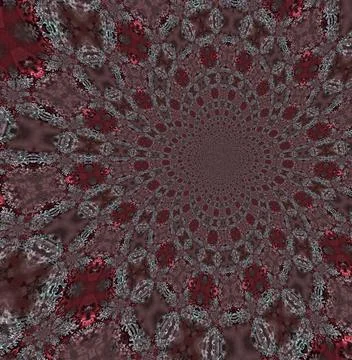 Traditional ajrakh floral pattern for digital printing Stock Illustration
