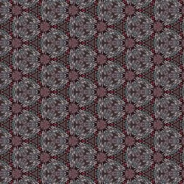 Traditional ajrakh floral pattern for digital printing Stock Illustration