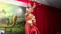 Traditional Apsara dancer in local restaurant in Siem Reap city, Cambodia HD Footage