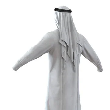 Traditional Arab Men Dress Kandura ~ 3d Model #90995764