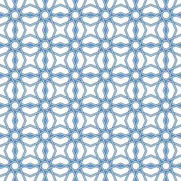 Traditional arabic pattern. Moroccan seamless vector pattern background. Stock Illustration