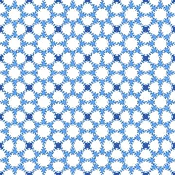 Traditional arabic pattern. Moroccan seamless vector pattern background. Stock Illustration