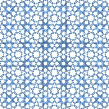 Traditional arabic pattern. Moroccan seamless vector pattern background. Stock Illustration