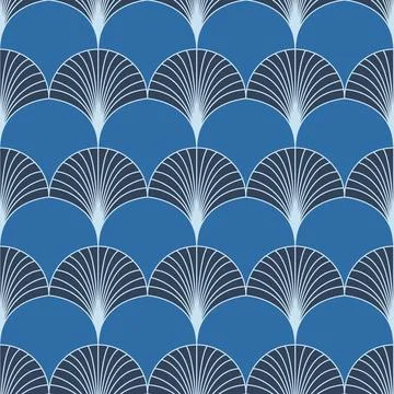 Traditional arabic pattern seamless background blue cyan color for textile Illustrazione stock