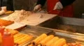 Traditional Asian Korean Food, Seoul Market, Street Food, Namdaemun Market HD Footage