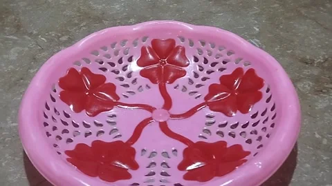 Traditional Asian Plastic Pan For Bread Stock Footage 265241354