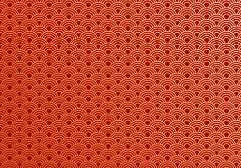 Traditional asian wave pattern. Vector illustration 스톡 일러스트