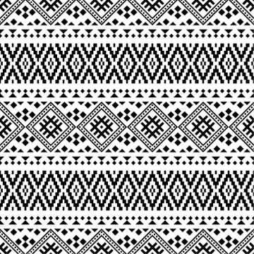 Traditional aztec pattern Illustrazione stock
