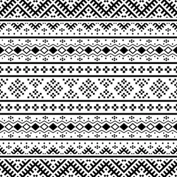 Traditional aztec pattern Stock Illustration