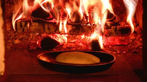 Traditional baking bread 스톡 동영상 2044121