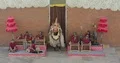 Traditional balinese cultural Barong Kechak dancing presentation with sound 4k or 4k+ Resolution
