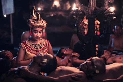 Traditional Balinese Dance Stock Photos