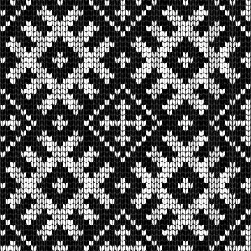 Traditional Baltic knitting pattern Stock Illustration