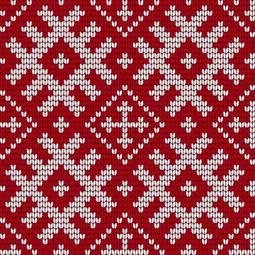 Traditional Baltic knitting pattern Stock Illustration