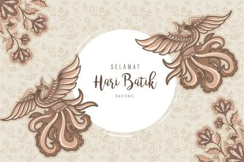 Traditional Batik Pattern Stock Illustration