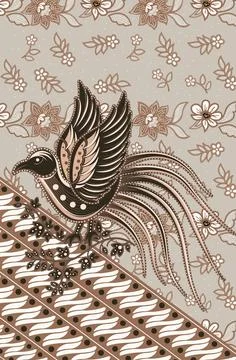 Traditional Batik Pattern Illustrazione stock